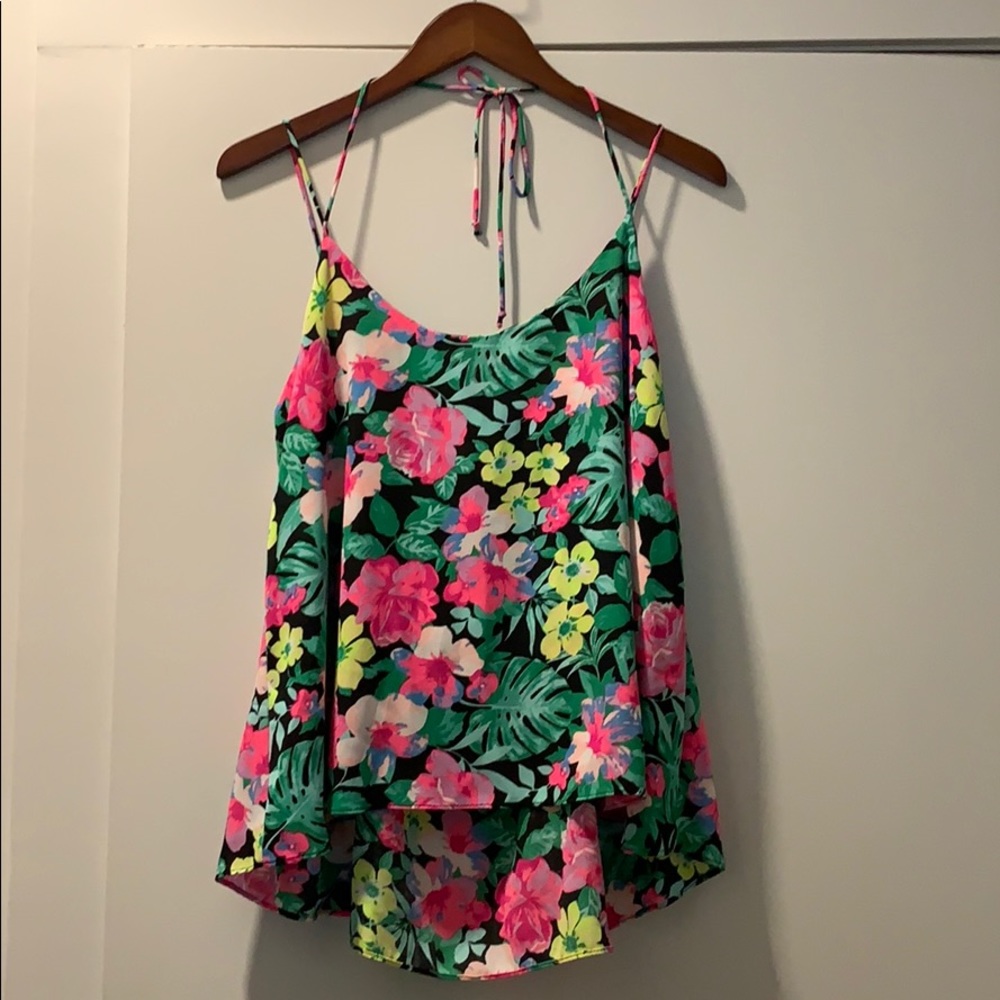 Tropical Floral Printed Camisole